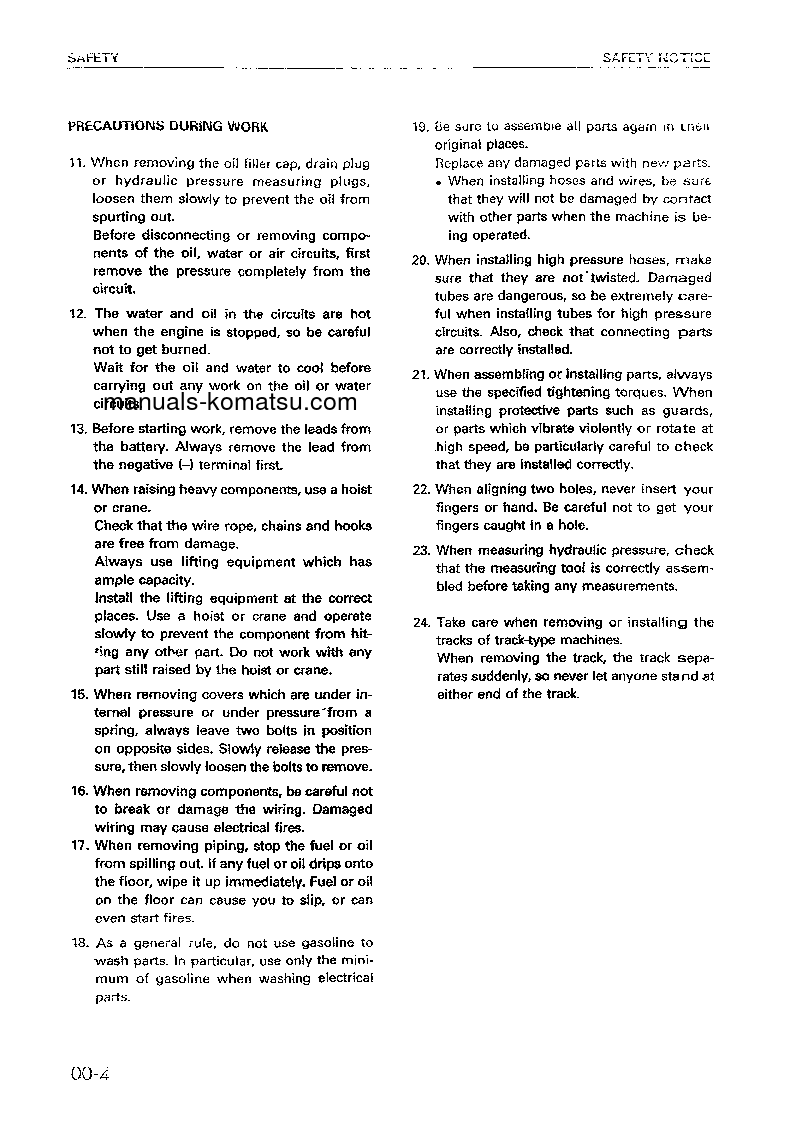 Protected: WA380-3(CHN) S/N 10001-UP Shop (repair) manual (English)