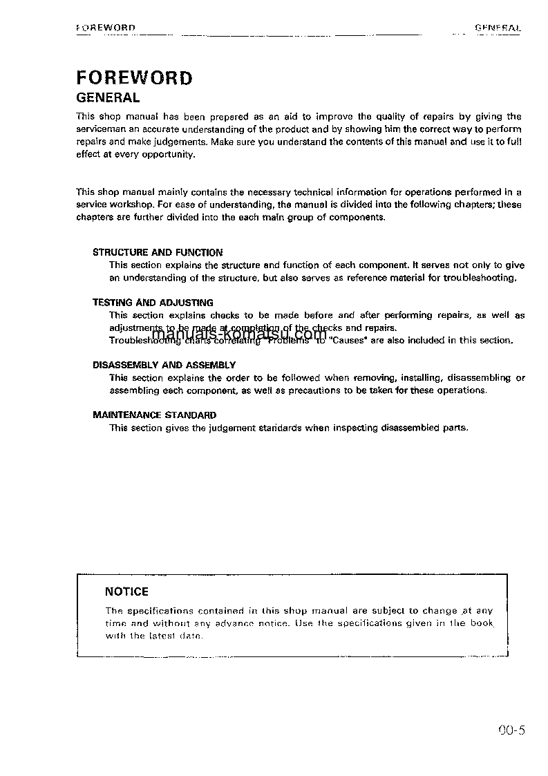 Protected: WA380-3(CHN) S/N 10001-UP Shop (repair) manual (English)