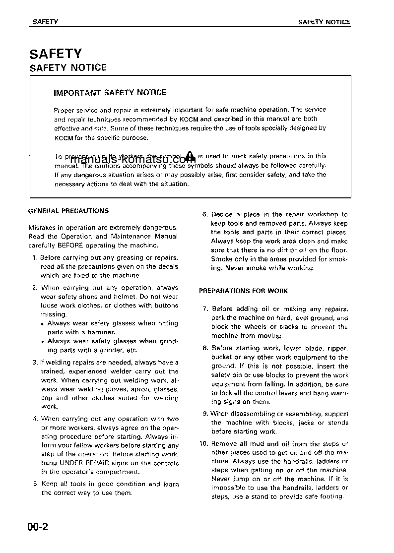 Protected: WA380-3(CHN) S/N 16001-UP Shop (repair) manual (English)