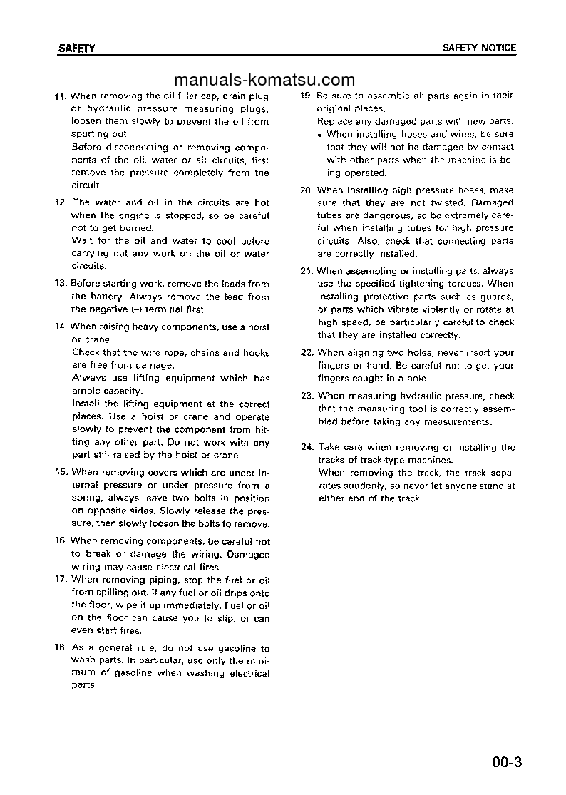 Protected: WA380-3(CHN) S/N 16001-UP Shop (repair) manual (English)