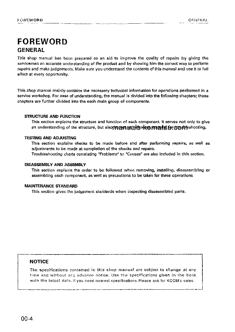 Protected: WA380-3(CHN) S/N 16001-UP Shop (repair) manual (English)