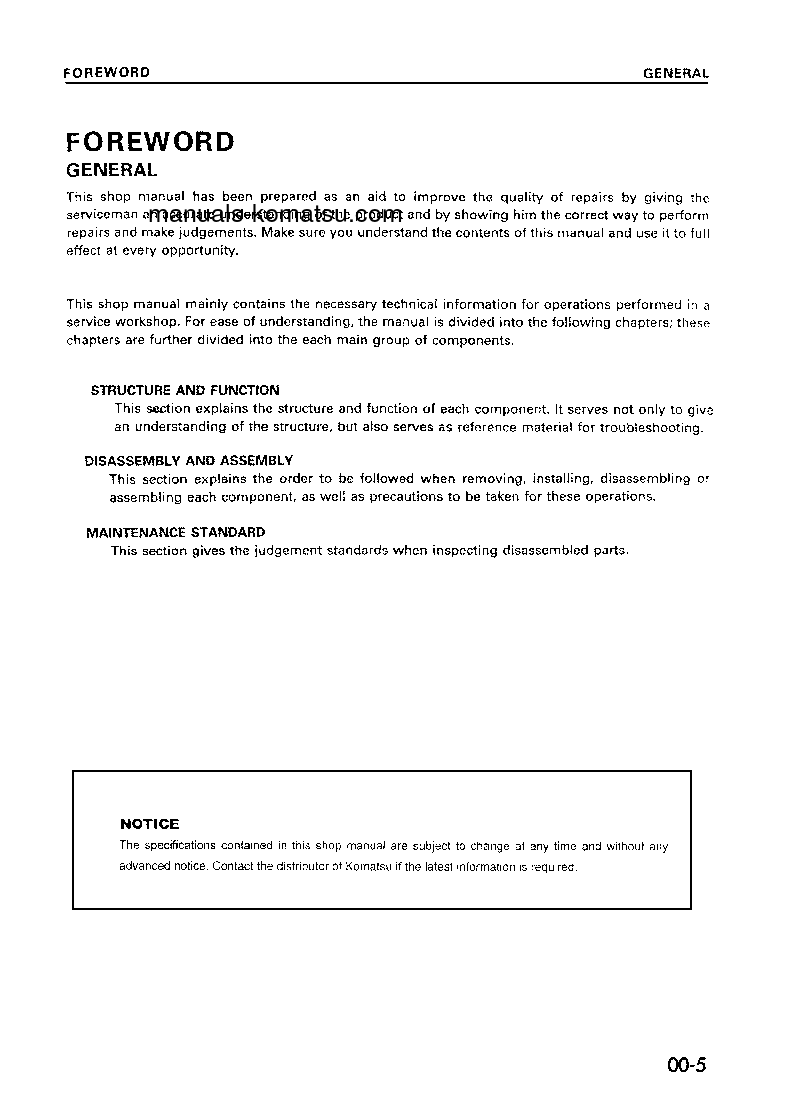 Protected: WA420-3(CHN) S/N 15001-UP Shop (repair) manual (English)