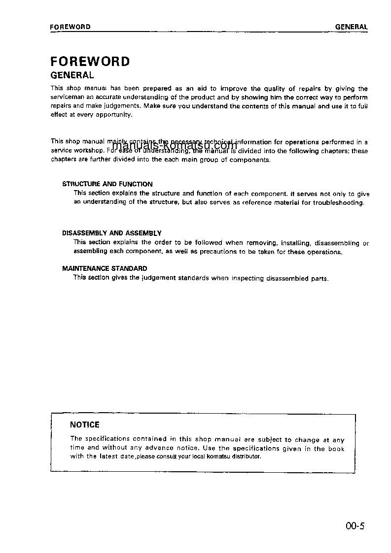 Protected: WA470-3(CHN)-CUSTOM, -20C DEGREE FOR CIS S/N 20001-UP Shop (repair) manual (English)