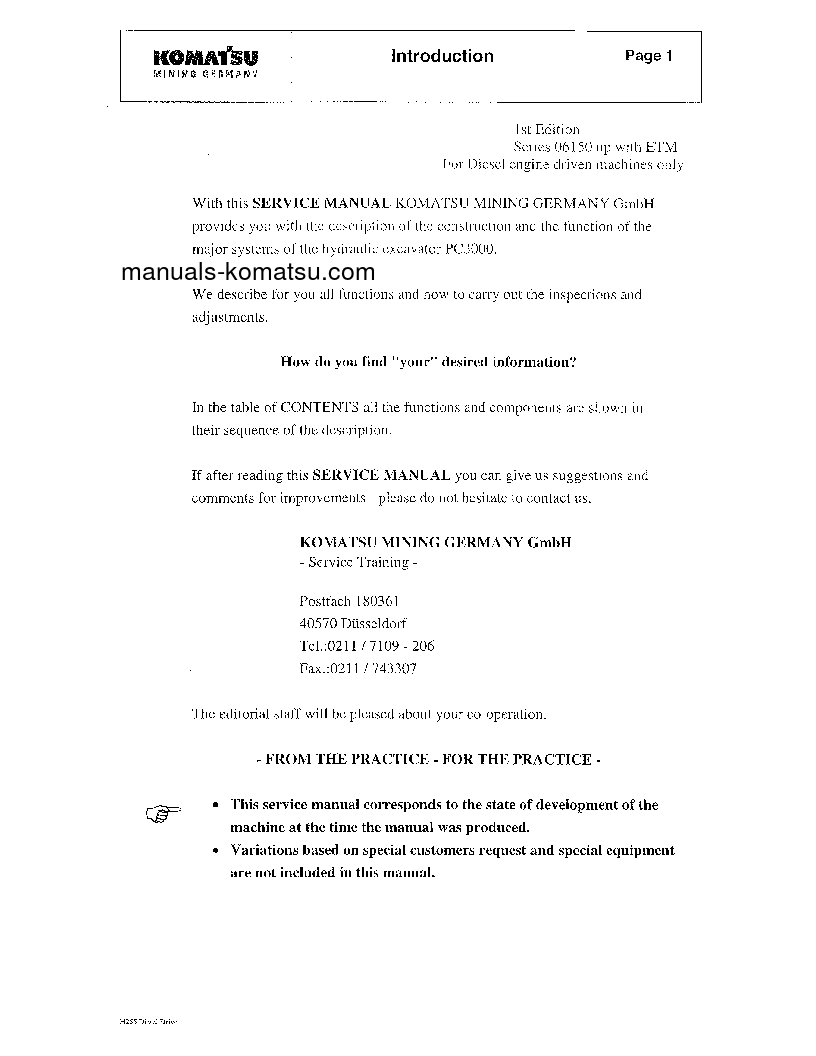 Protected: PC3000-1(DEU) S/N 06171 Shop (repair) manual (English)