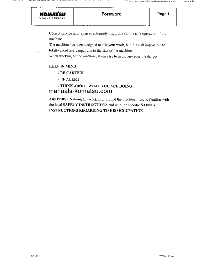 Protected: PC3000-1(DEU) S/N 06194 Shop (repair) manual (English)