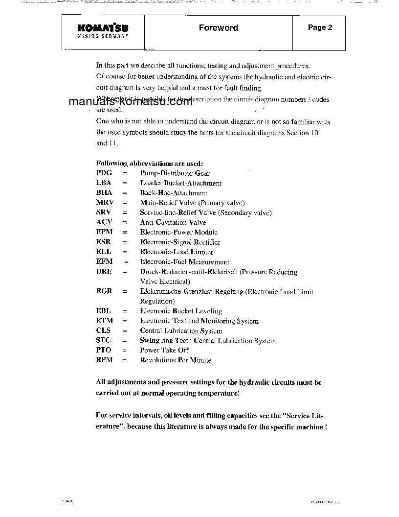 Protected: PC3000-1(DEU) S/N 06194 Shop (repair) manual (English)