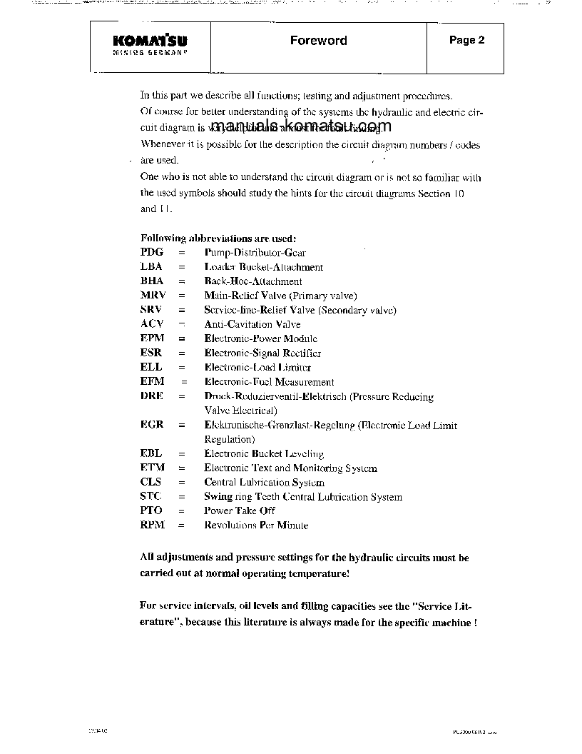 Protected: PC3000-1(DEU) S/N 06199 Shop (repair) manual (English)