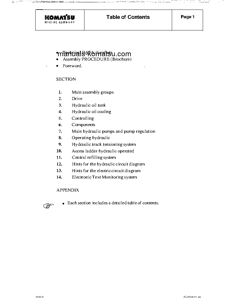 Protected: PC3000-1(DEU) S/N 06199 Shop (repair) manual (English)