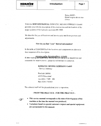 PC3000-1(DEU)-AQUA DIGGER S/N 06202 Shop (repair) manual (English)