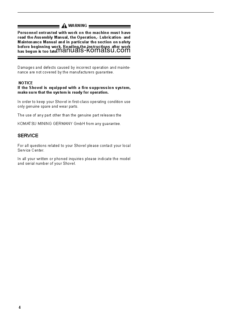 Protected: PC3000-6(DEU) S/N 06224 Shop (repair) manual (English)