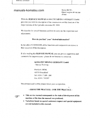 PC3000-1(DEU) S/N 06225 Shop (repair) manual (English)