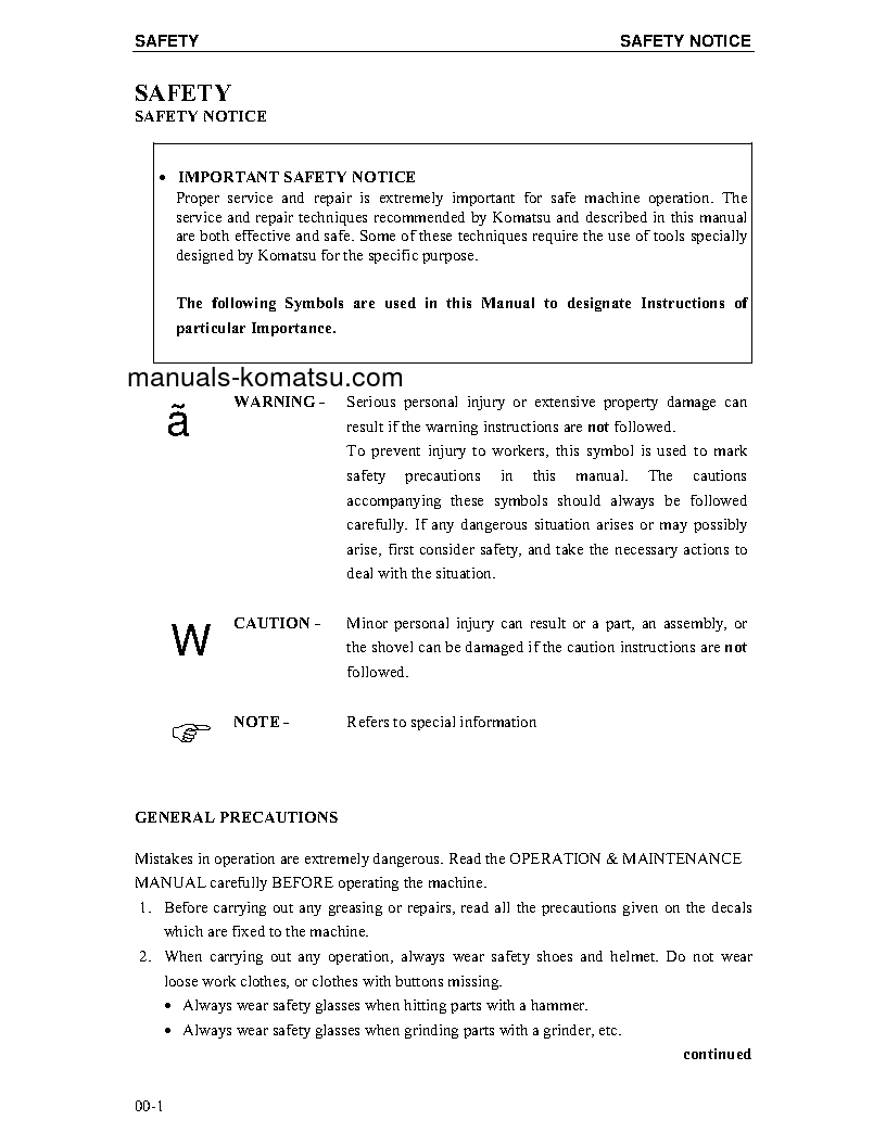 Protected: PC4000-6(DEU) S/N 08152 Shop (repair) manual (English)