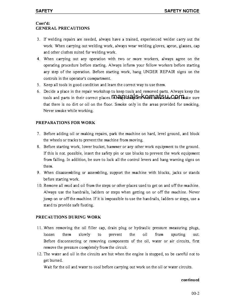 Protected: PC4000-6(DEU) S/N 08152 Shop (repair) manual (English)