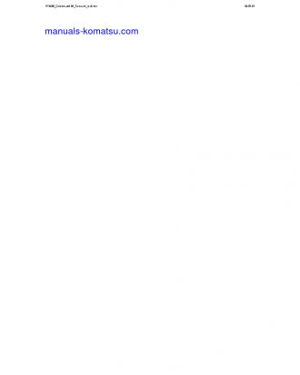 PC4000-6(DEU) S/N 08155 Shop (repair) manual (English)