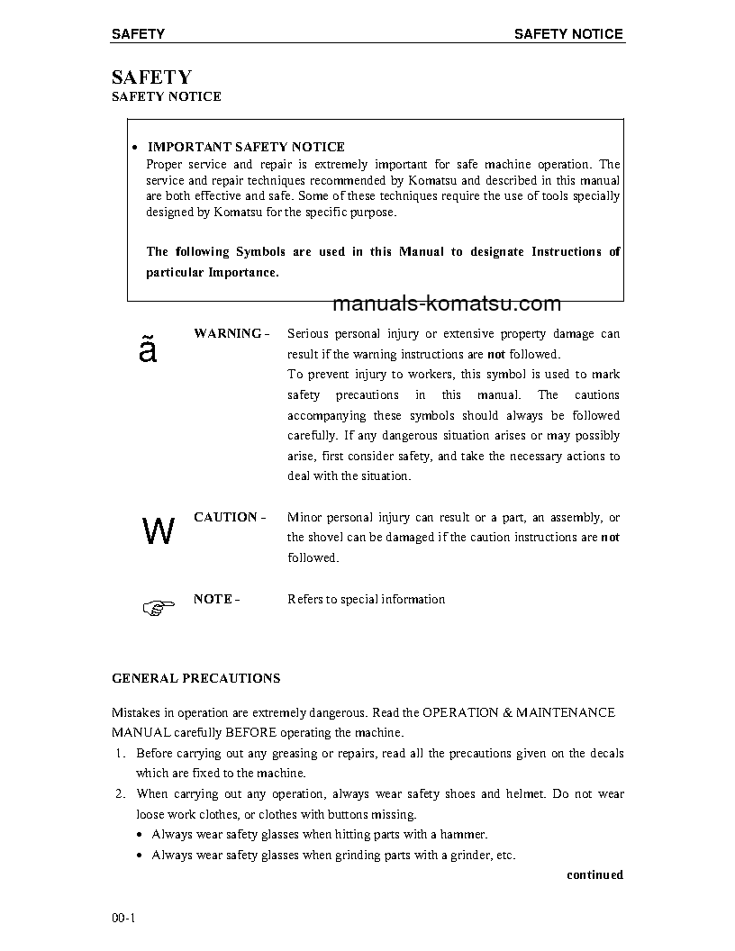 Protected: PC4000-6(DEU) S/N 08155 Shop (repair) manual (English)