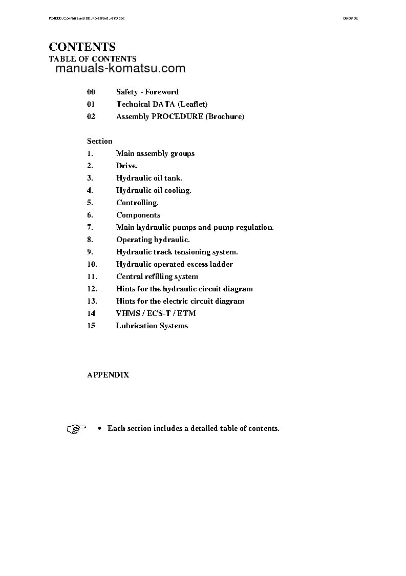 Protected: PC4000-6(DEU) S/N 08172 Shop (repair) manual (English)