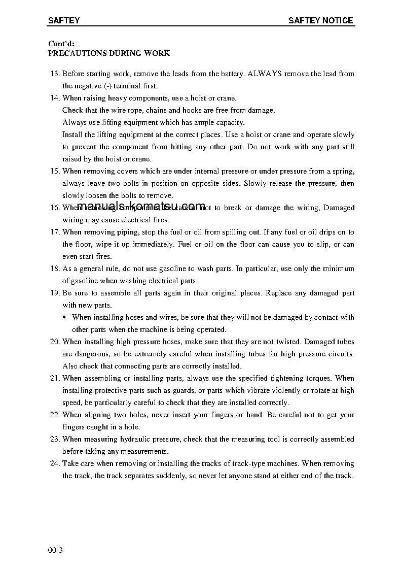 Protected: PC4000-6(DEU) S/N 08172 Shop (repair) manual (English)