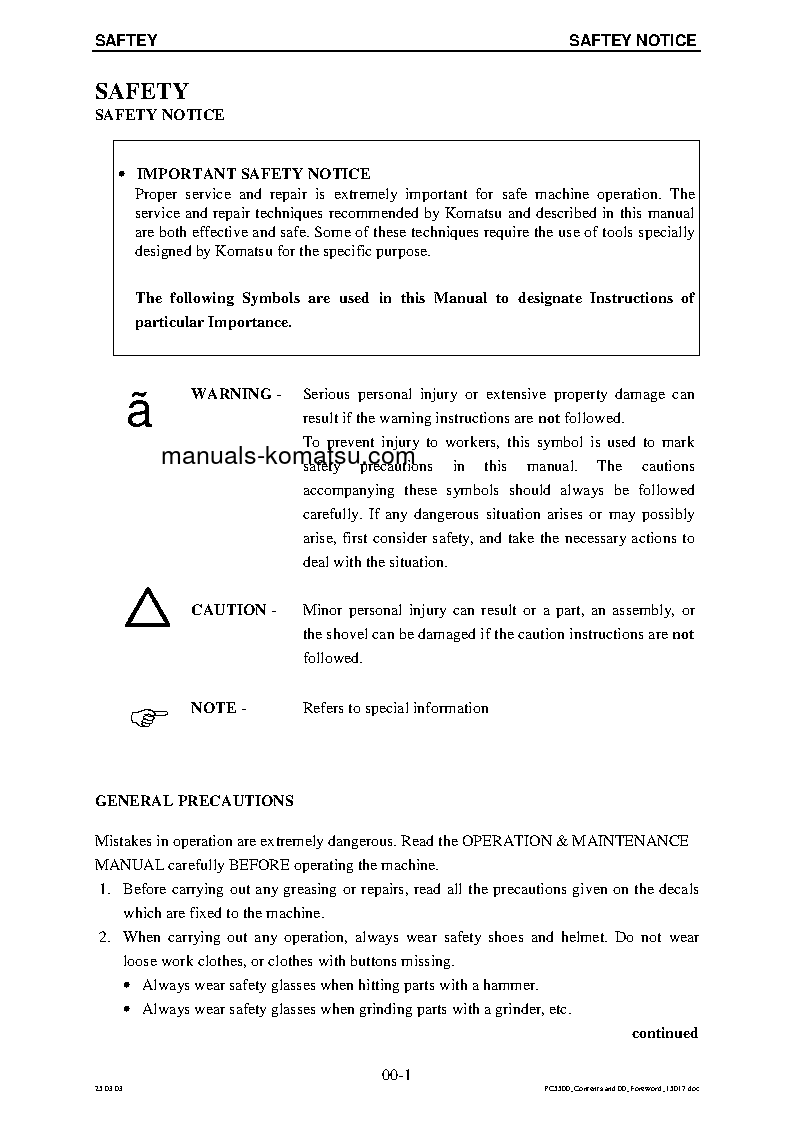 Protected: PC5500-6(DEU) S/N 15022 Shop (repair) manual (English)