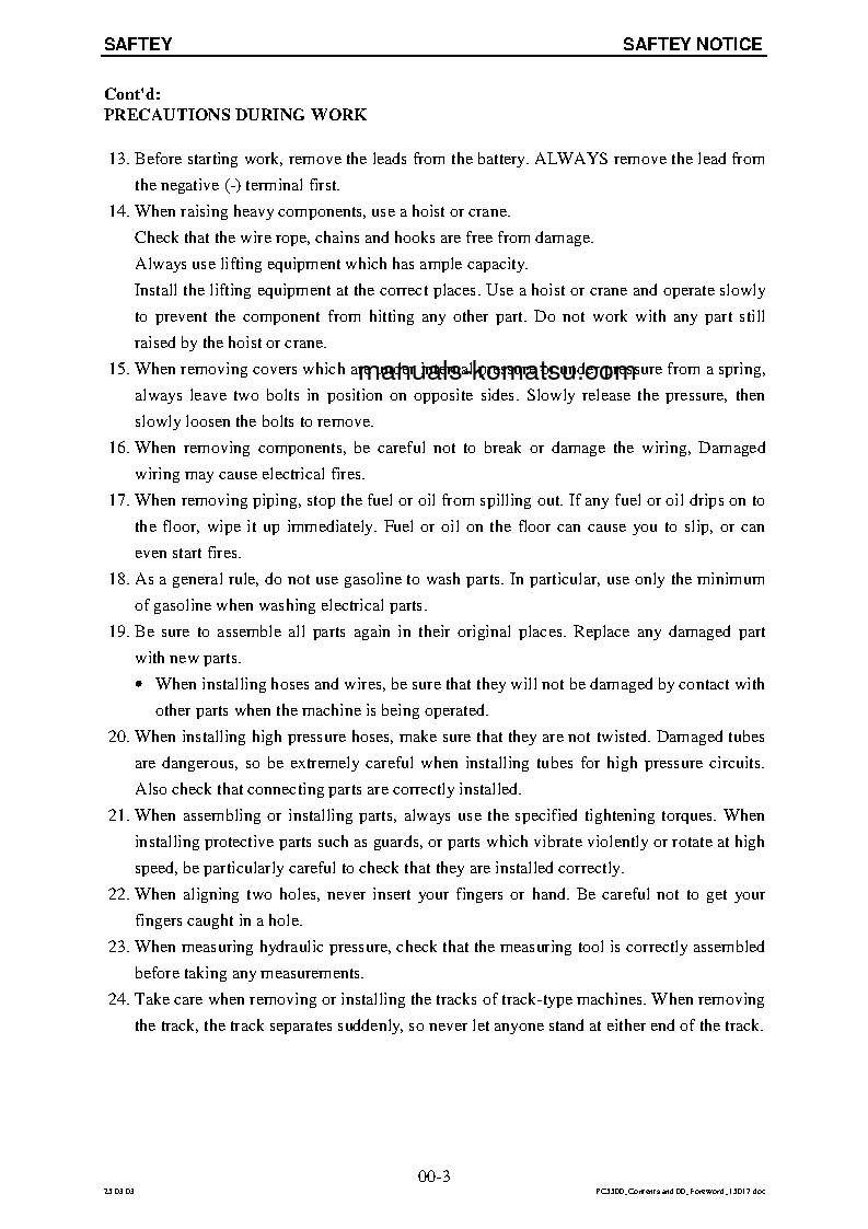 Protected: PC5500-6(DEU) S/N 15023 Shop (repair) manual (English)