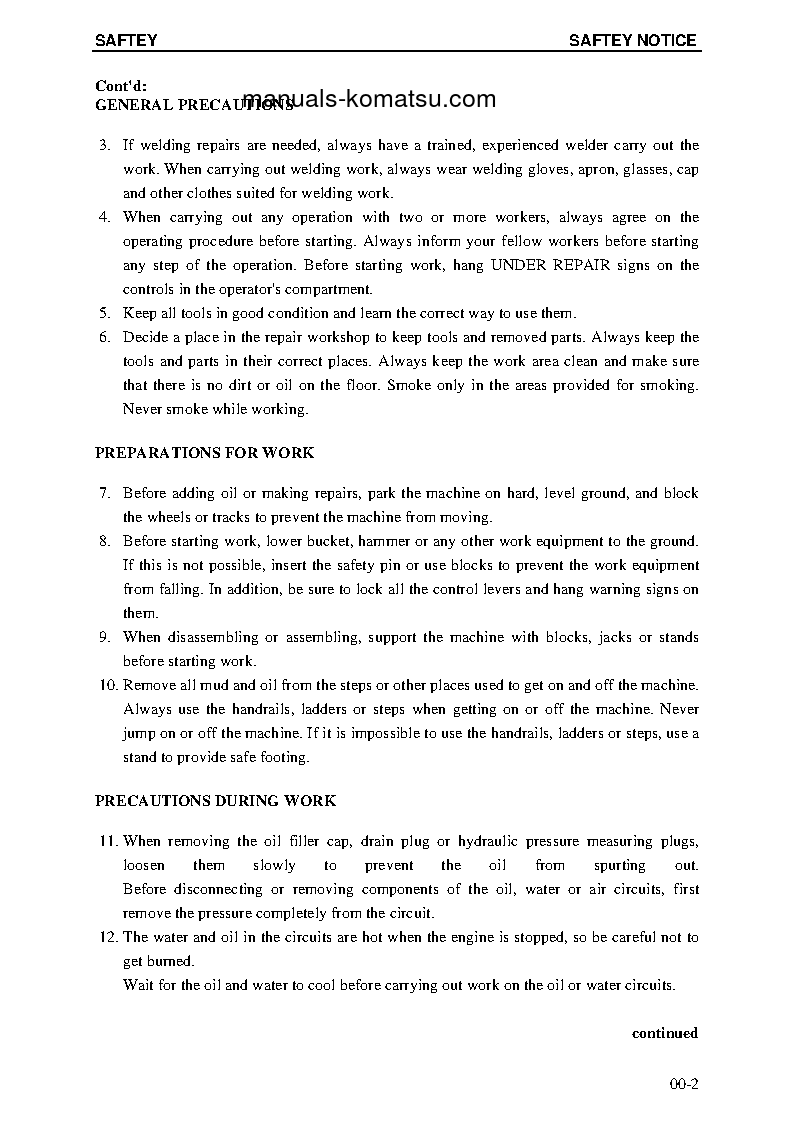 Protected: PC5500-6(DEU) S/N 15032 Shop (repair) manual (English)