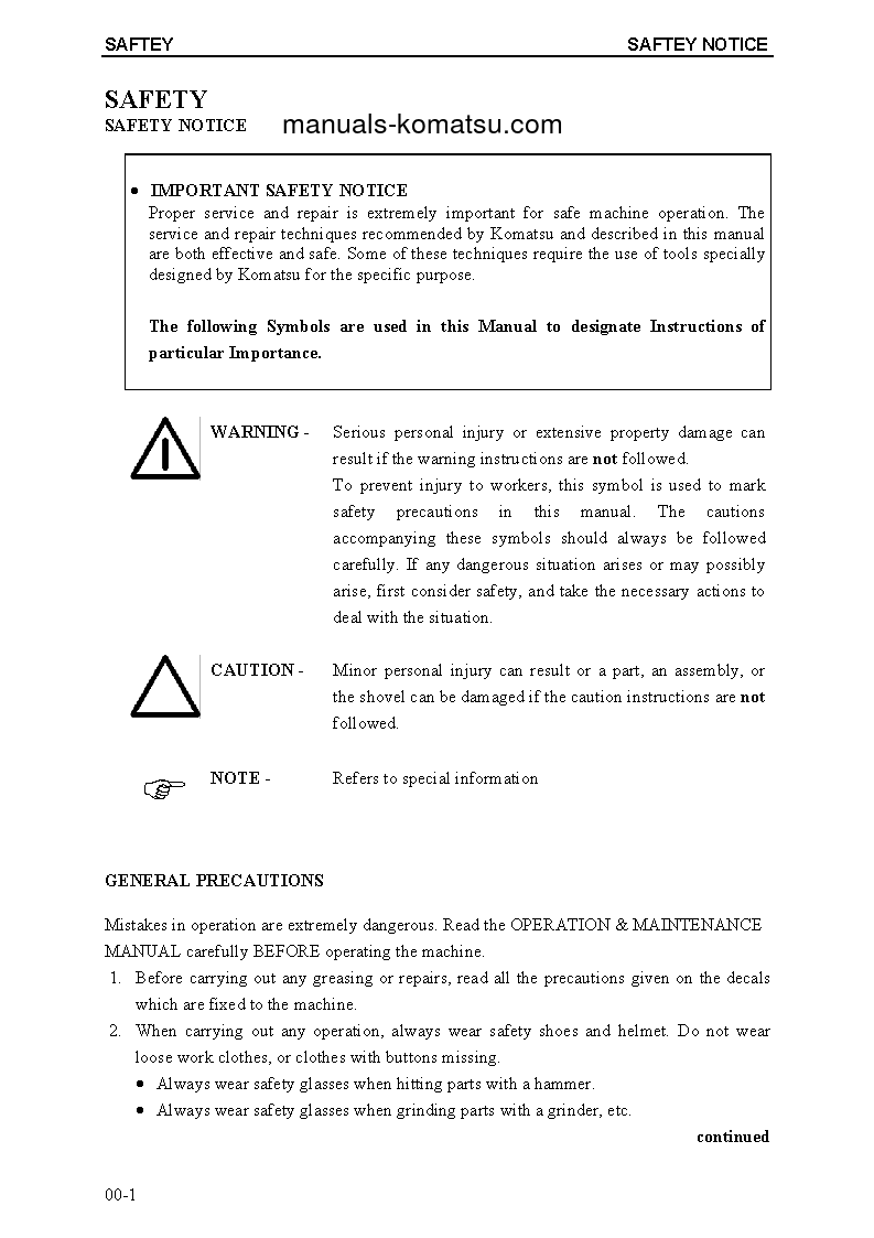 Protected: PC5500-6(DEU) S/N 15031 Shop (repair) manual (English)