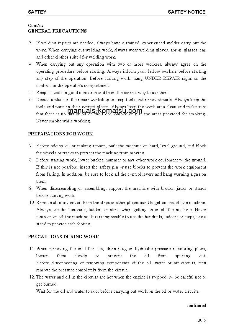 Protected: PC5500-6(DEU) S/N 15031 Shop (repair) manual (English)