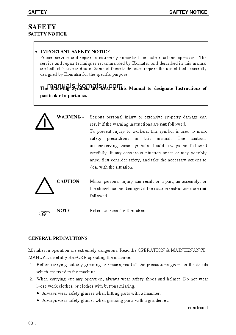 Protected: PC5500-6(DEU) S/N 15038 Shop (repair) manual (English)