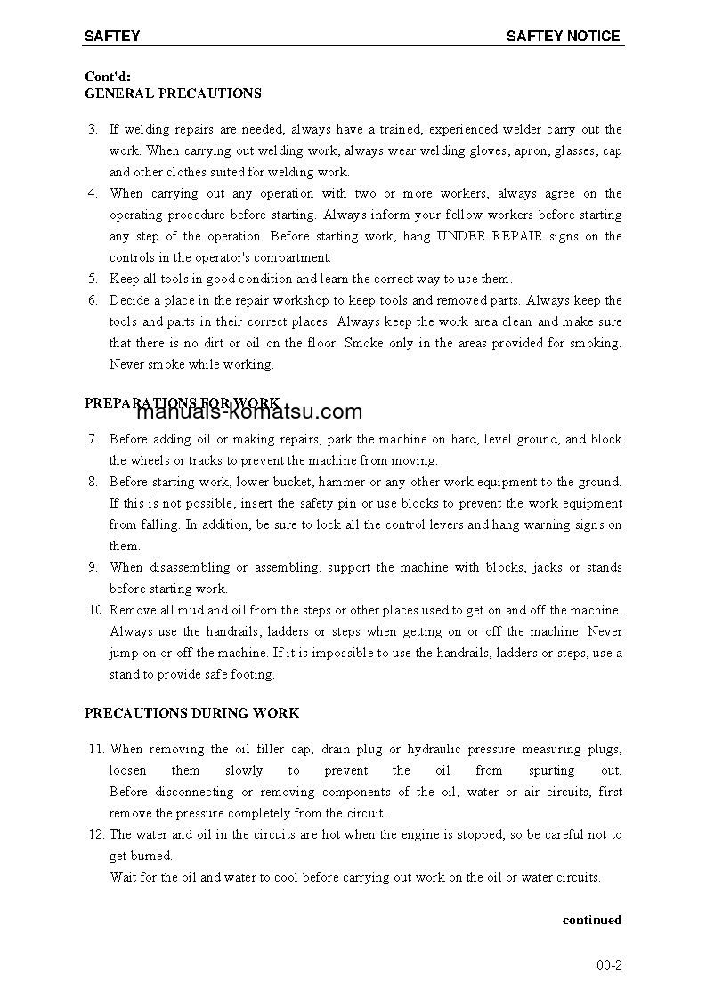 Protected: PC5500-6(DEU) S/N 15039 Shop (repair) manual (English)