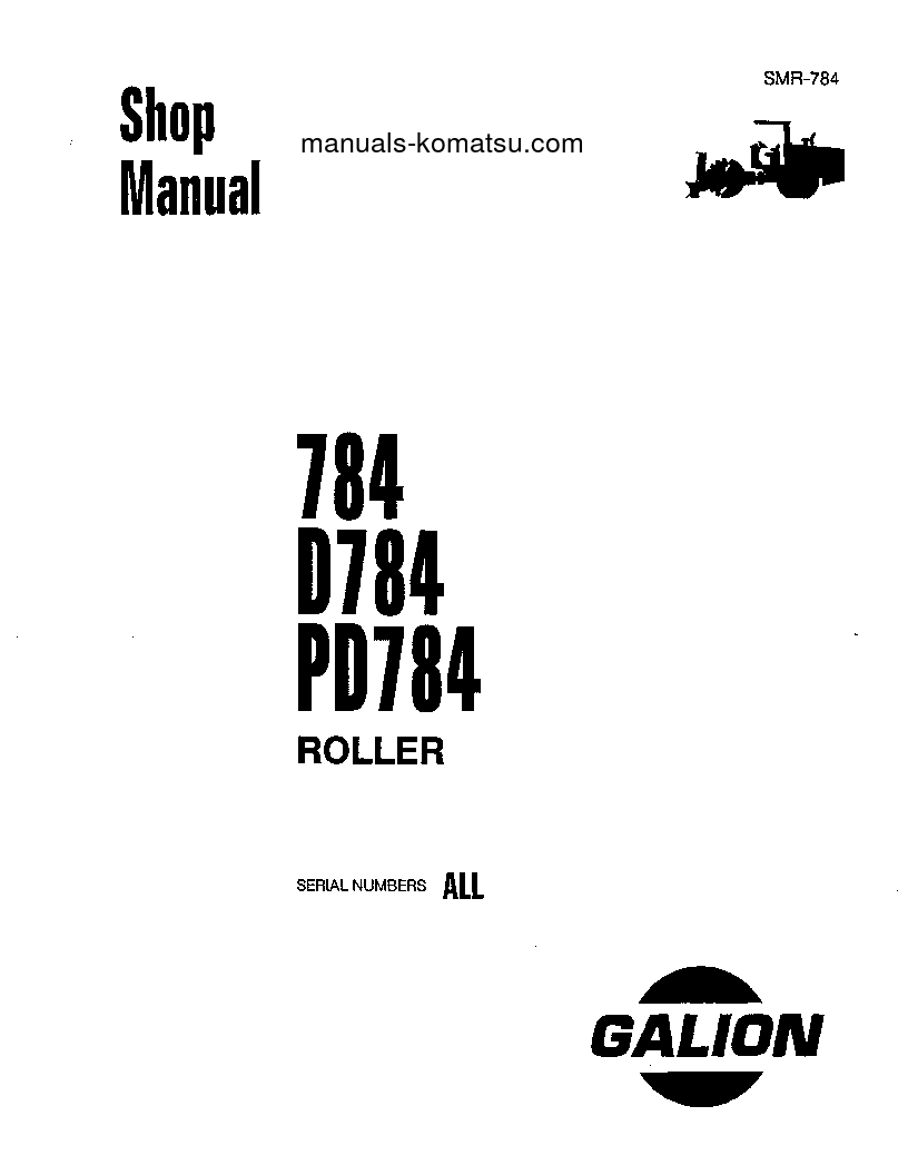 Protected: 784 S/N 452000-UP Shop (repair) manual (English)
