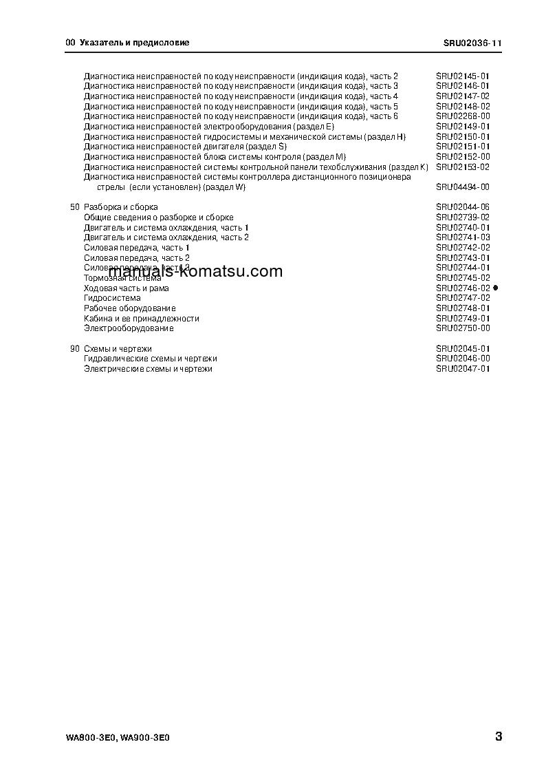 Protected: WA800-3(JPN)-TIER2 S/N 70001-UP Shop (repair) manual (Russian)