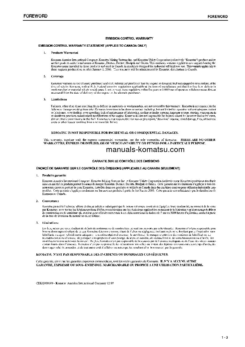 Protected: WA700-3(JPN) S/N 51001-51004 Operation manual (English)