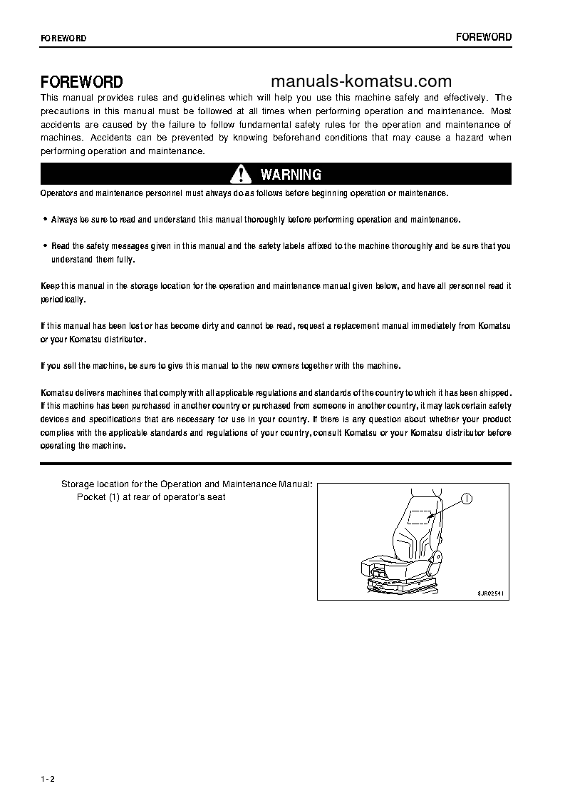 Protected: WA800L-3(JPN) S/N 52001-UP Operation manual (English)