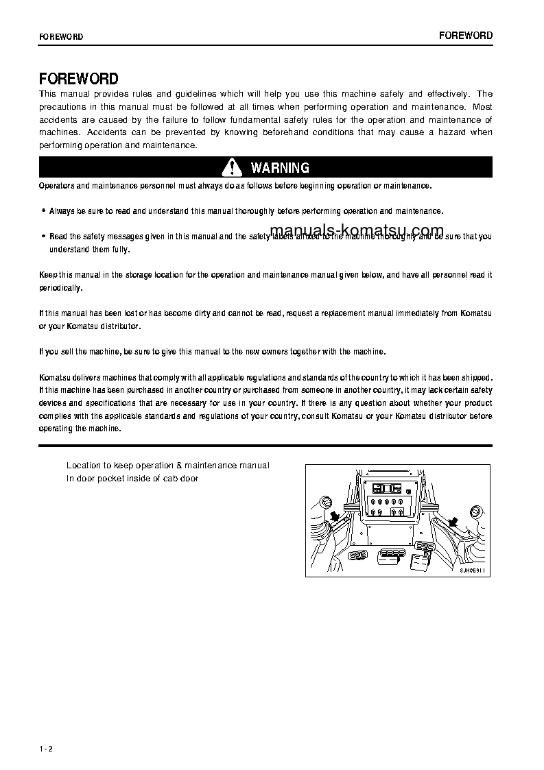 Protected: D475A-5(JPN) S/N 20001-UP Operation manual (English)