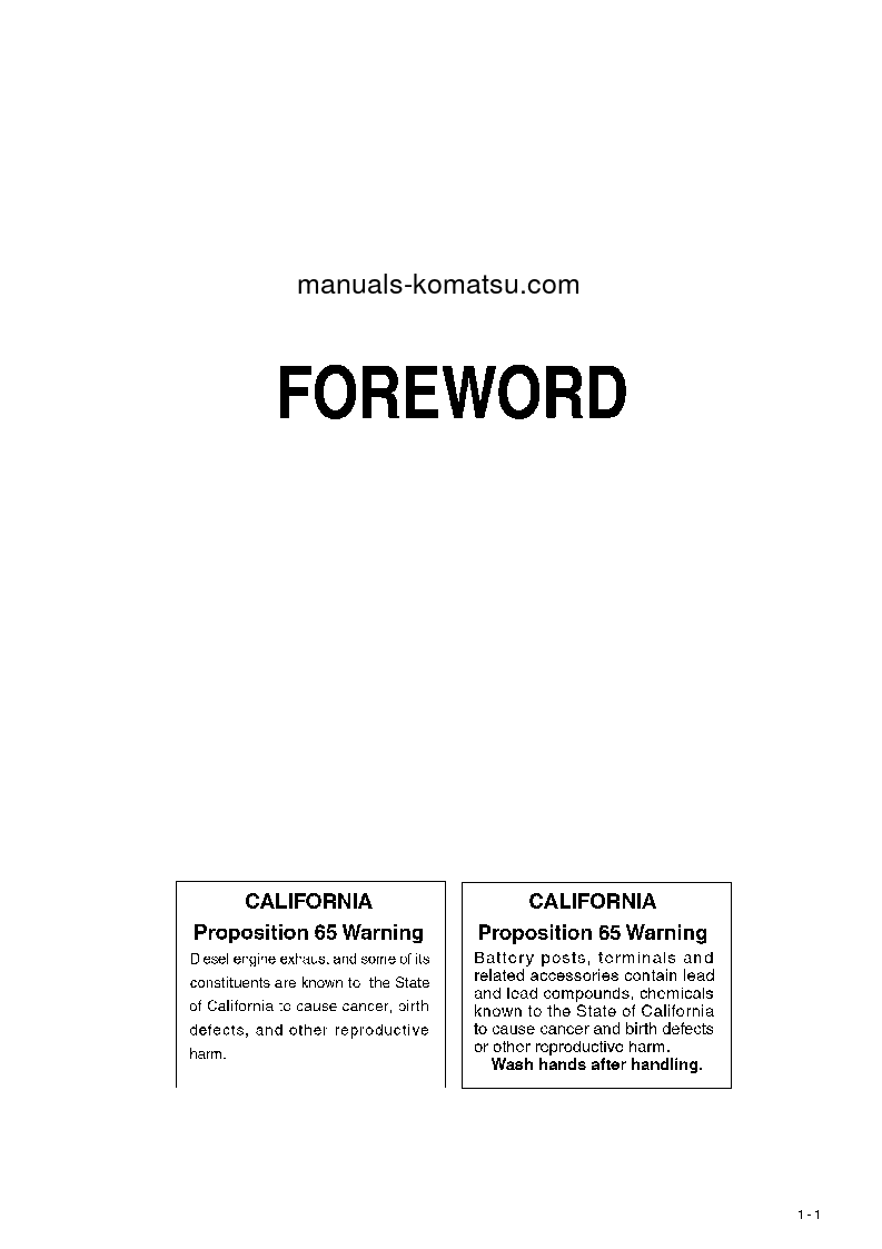 Protected: HM400-1(JPN) S/N 1276-UP Operation manual (English)