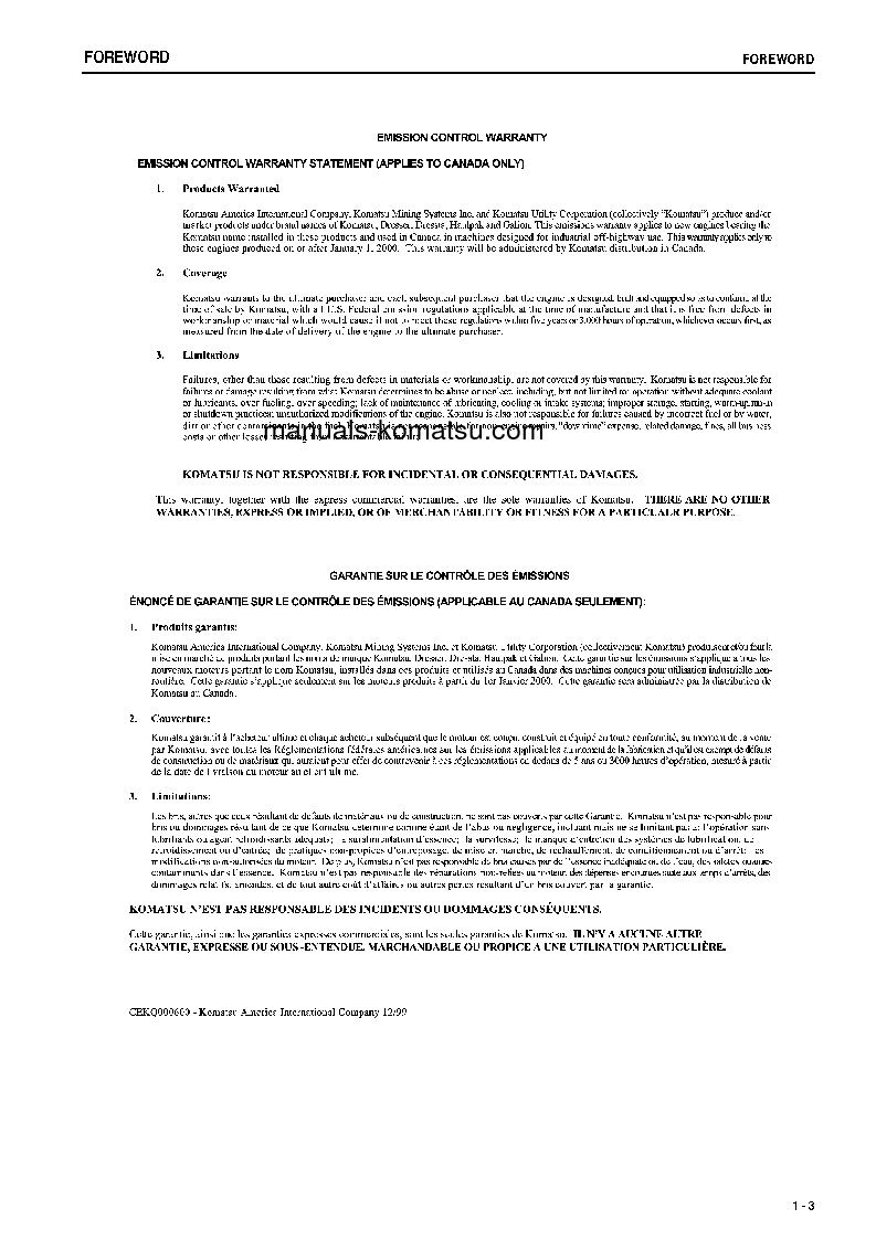 Protected: WA500-3(JPN) S/N 52380-UP Operation manual (English)