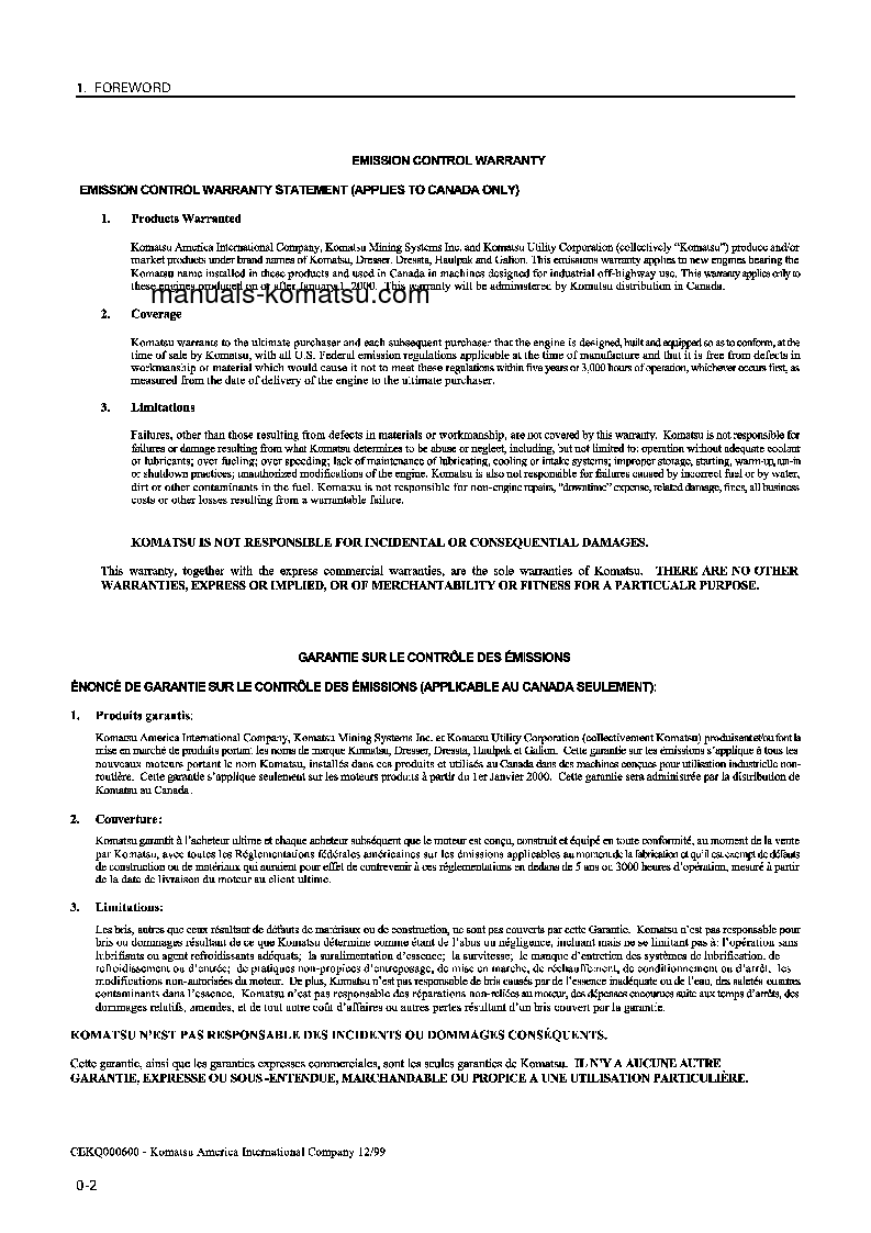 Protected: WA900-3(JPN) S/N 50009-UP Operation manual (English)