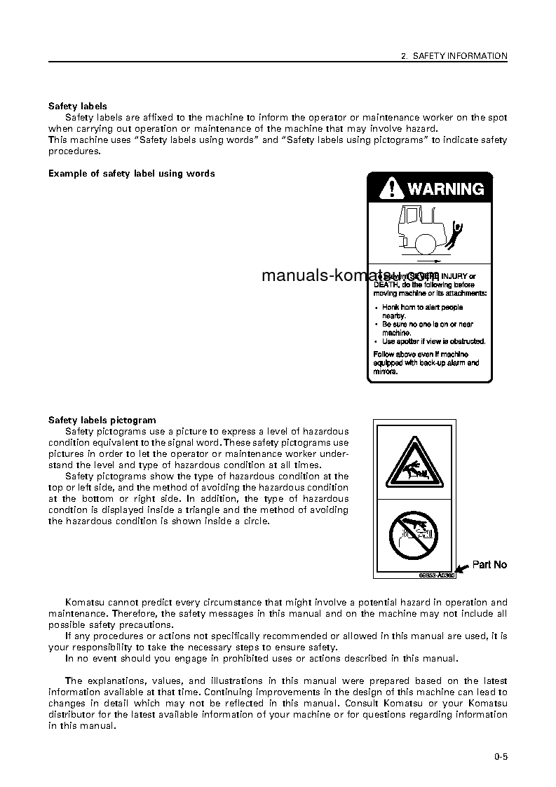 Protected: WA1200-3(JPN) S/N 50001-50056 Operation manual (English)