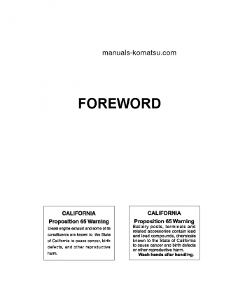 PC128UU-2(JPN) S/N 6290-UP Operation manual (English)