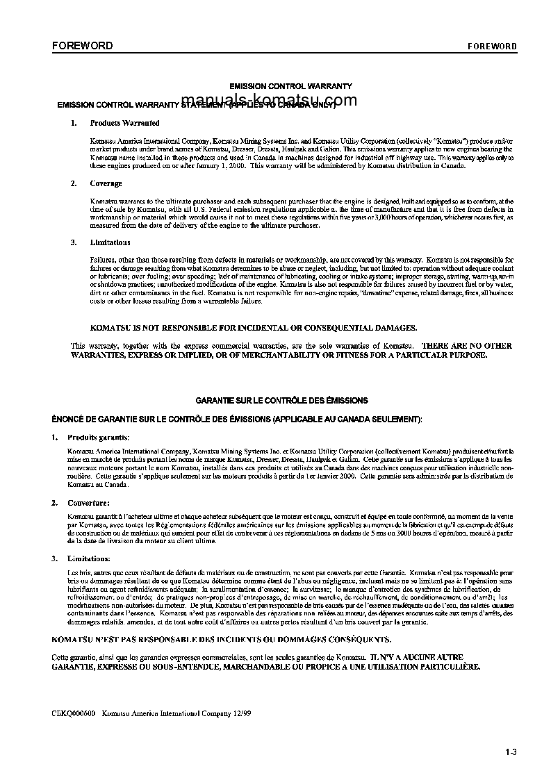 Protected: PC128UU-2(JPN) S/N 6290-UP Operation manual (English)