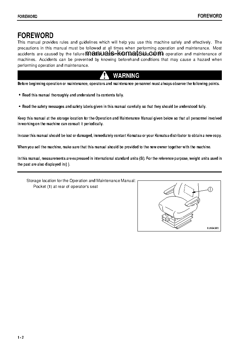 Protected: WA200L-5(JPN) S/N 65001-65628 Operation manual (English)