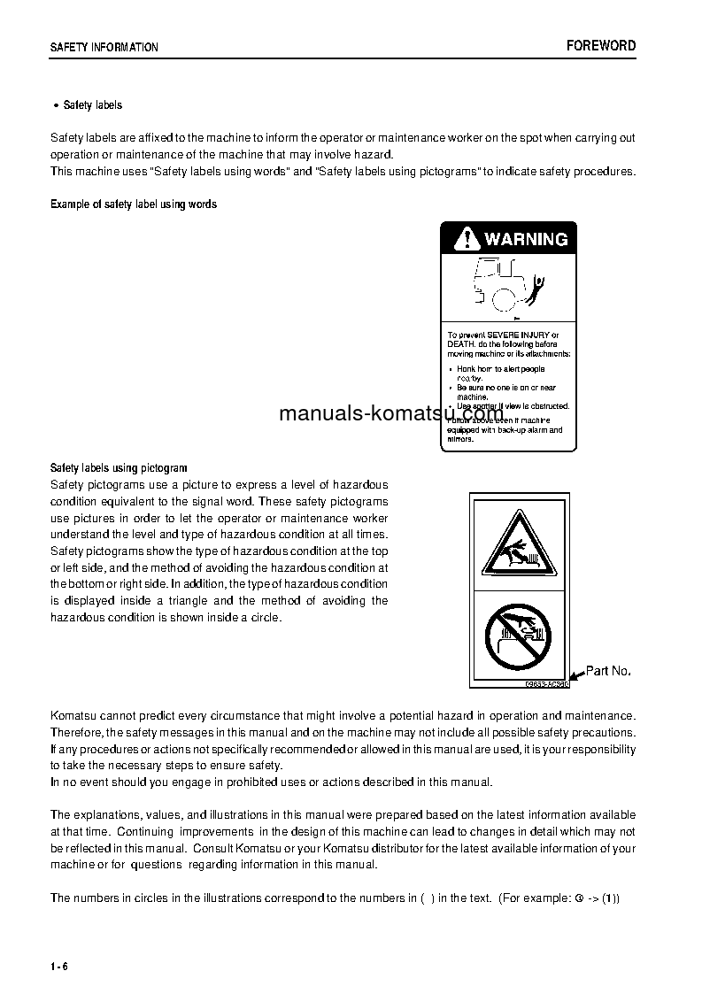Protected: WA200L-5(JPN) S/N 65001-65628 Operation manual (English)