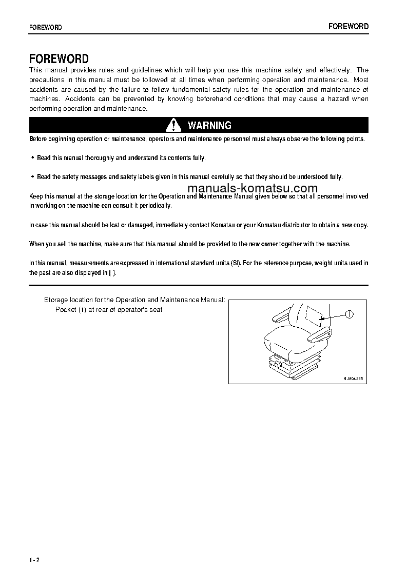 Protected: WA250L-5(JPN) S/N 70025-UP Operation manual (English)