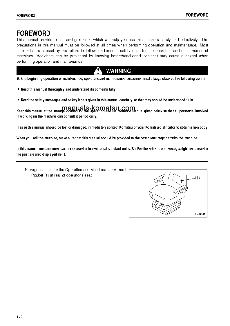 Protected: WA250PTL-5(JPN) S/N 70025-UP Operation manual (English)