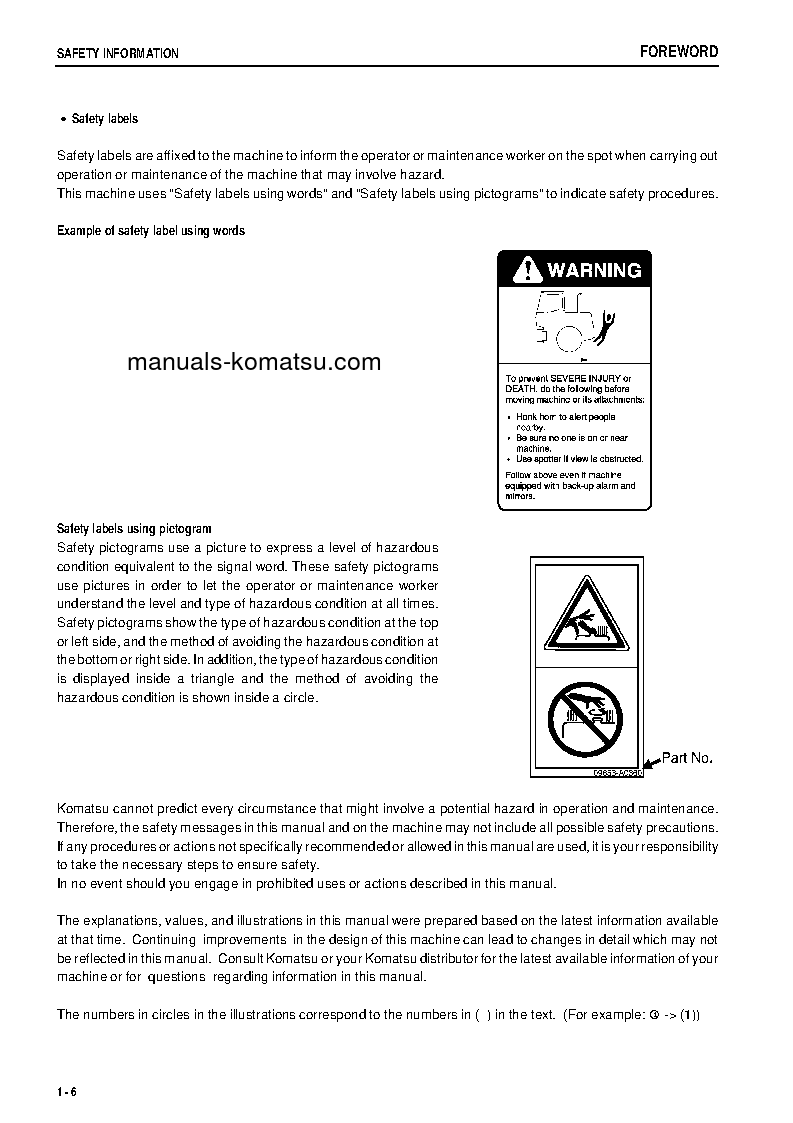Protected: WA320-5(JPN) S/N 60001-60675 Operation manual (English)