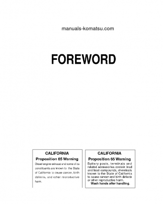 WA320L-5(JPN) S/N 60001-UP Operation manual (English)