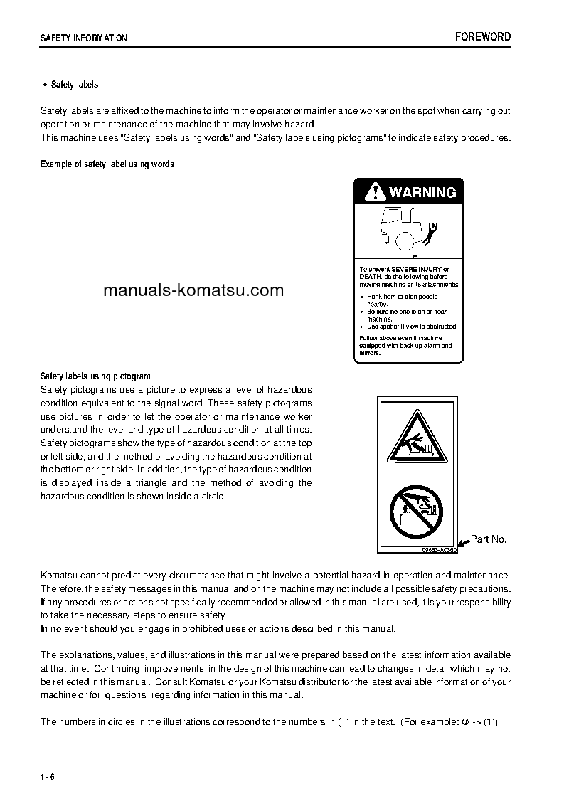 Protected: WA320L-5(JPN) S/N 60001-UP Operation manual (English)