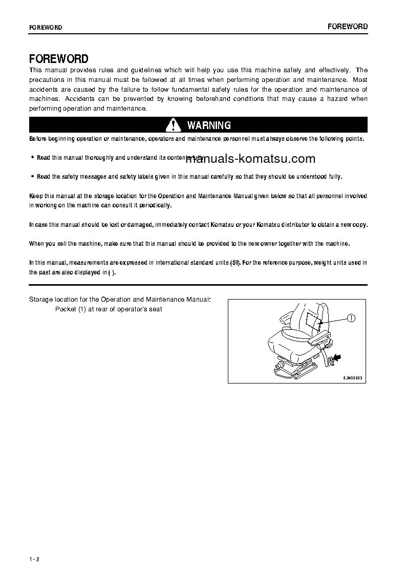 Protected: WA380-5(JPN) S/N 60001-UP Operation manual (English)