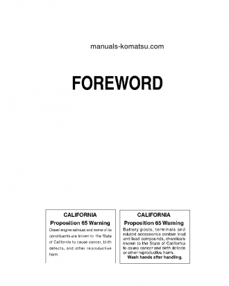 WA430-5(JPN) S/N 60001-UP Operation manual (English)