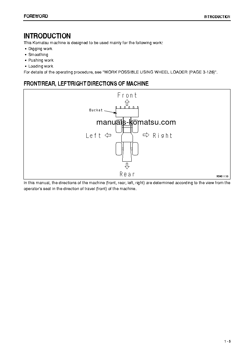 Protected: WA430-5(JPN) S/N 60001-UP Operation manual (English)