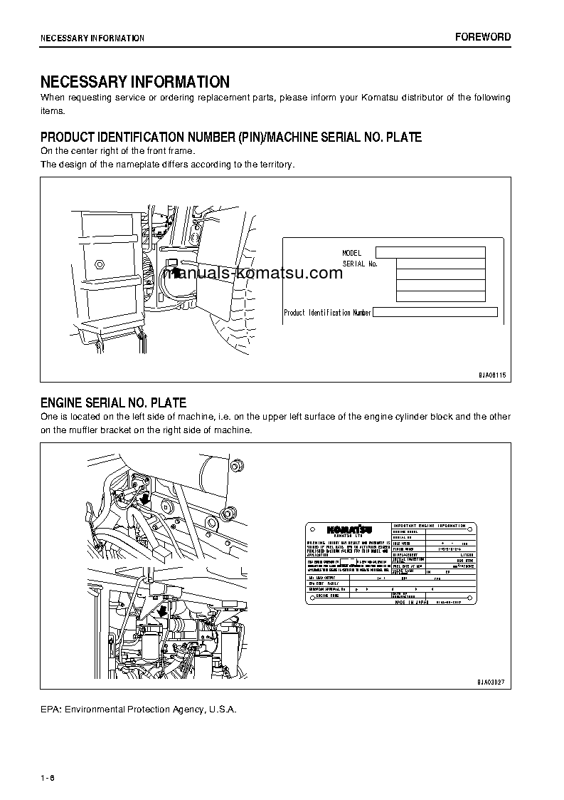 Protected: WA470-5(JPN) S/N 80613-UP Operation manual (English)